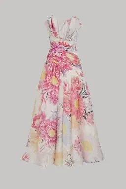 🌸New AJE Reflector Gown - Size 12 - Native Floral Pink - Sleeveless Formal Maxi Dress 🌸 for rent on The Volte - image 6