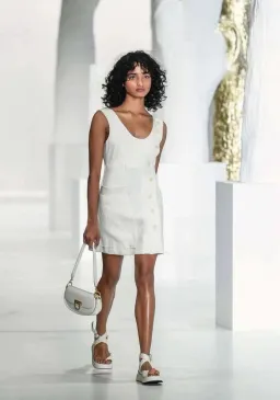 Oroton Button Up Mini Dress for rent on The Volte - image 2