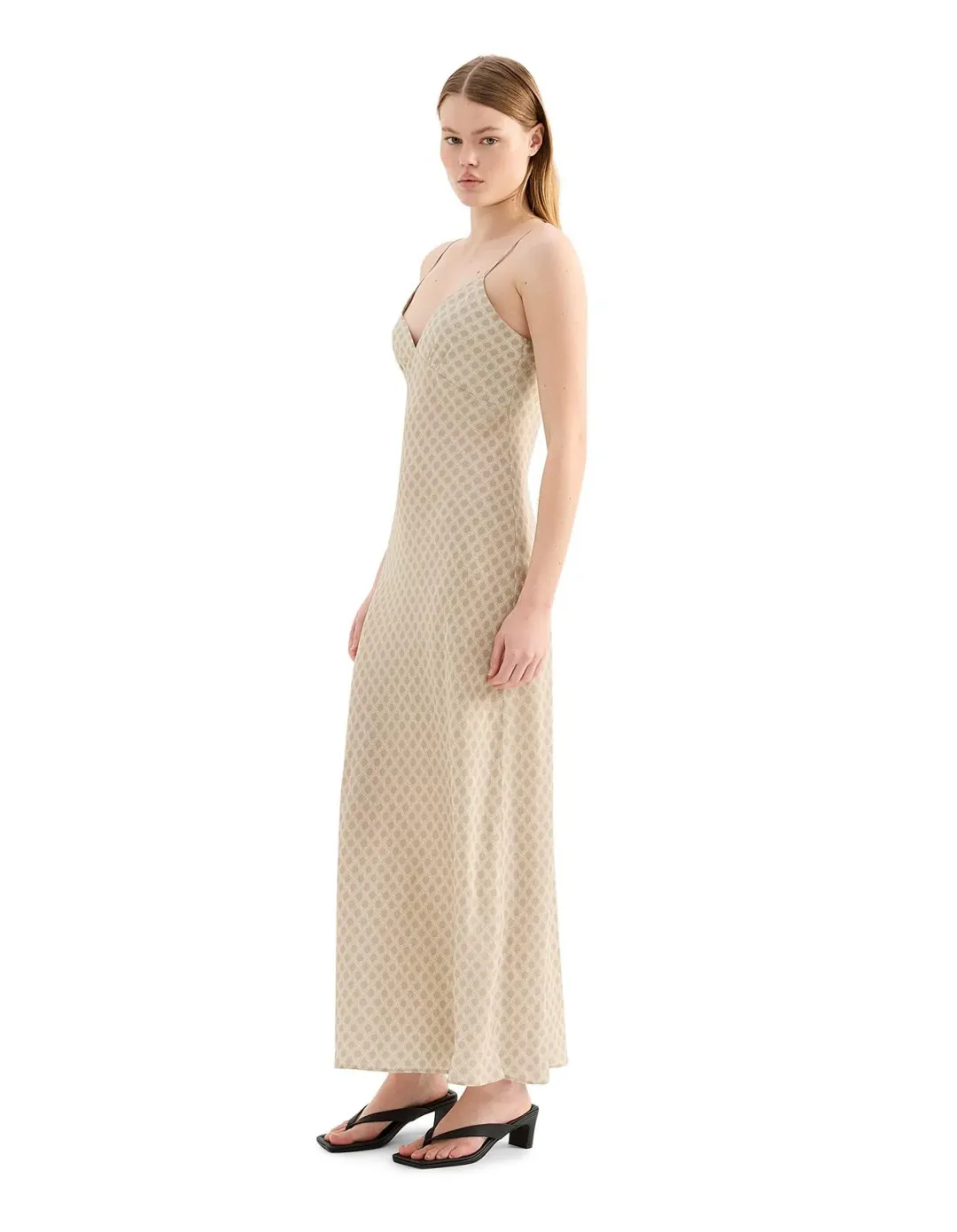 Nude Lucy Cosmos Cupro Slip Dress for rent on The Volte - main image