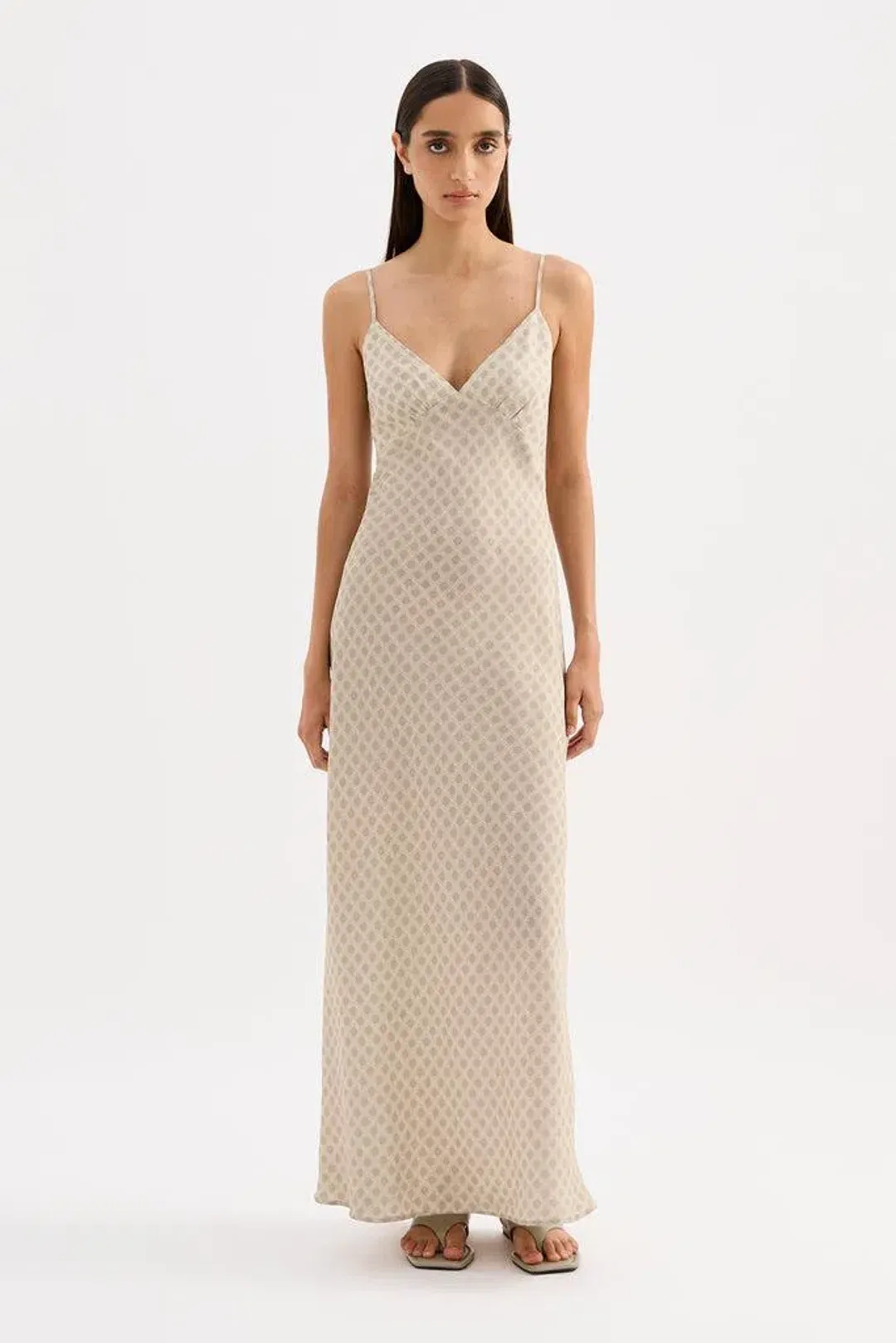Nude Lucy Cosmos Cupro Slip Dress for rent on The Volte - main image