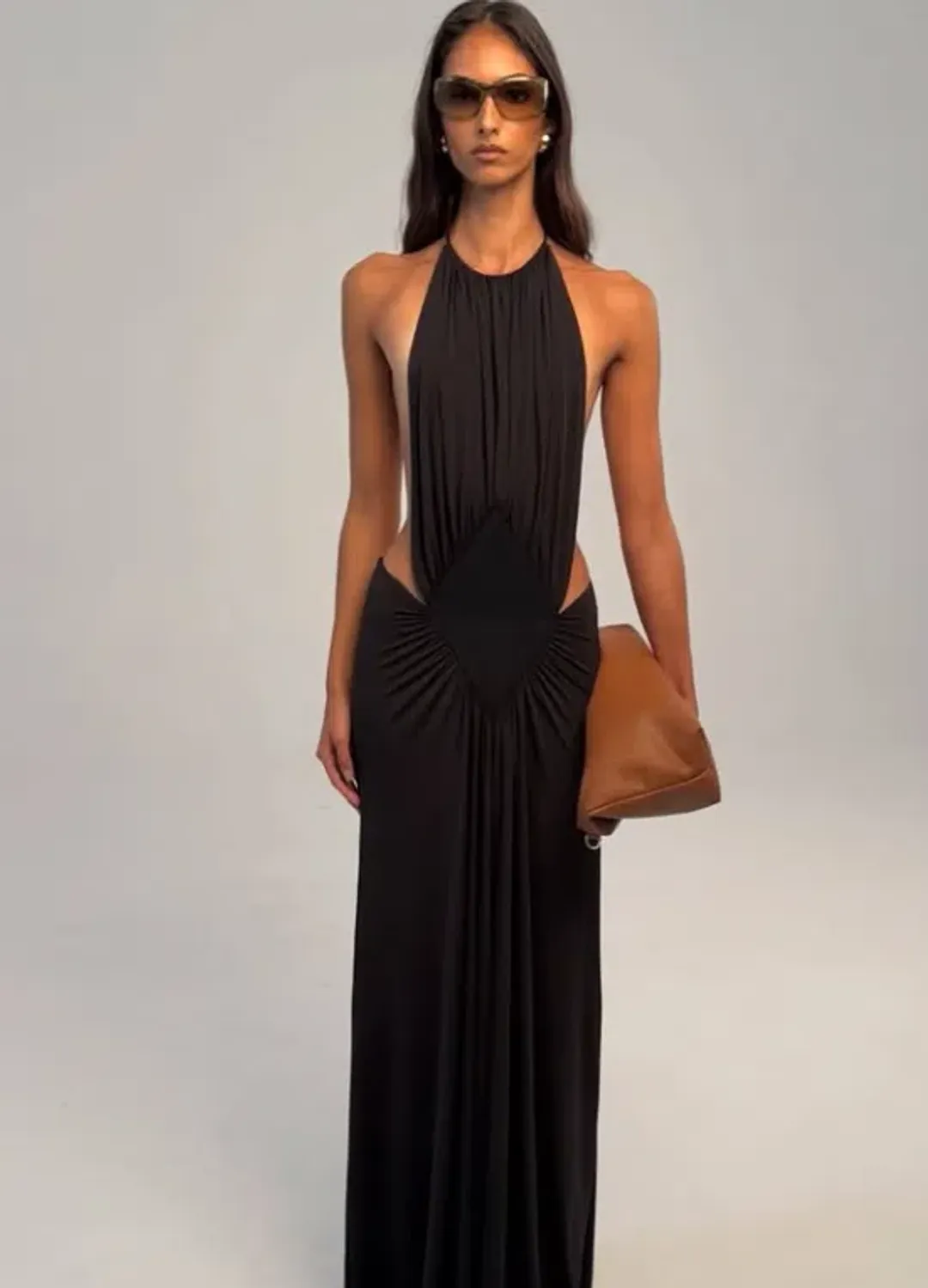 Ance Gria Jackie Gown Black 6 for rent on The Volte - main image