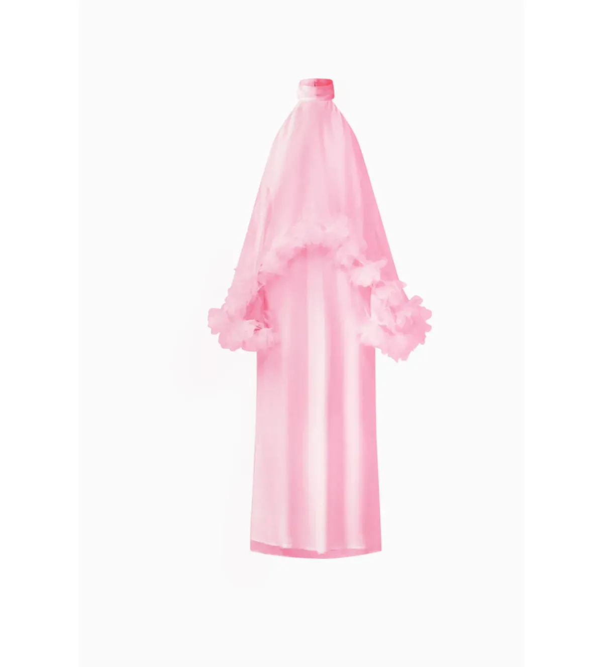 Elliatt Poppy Cape Gown in Pink Size M/AU 10 - Image 5