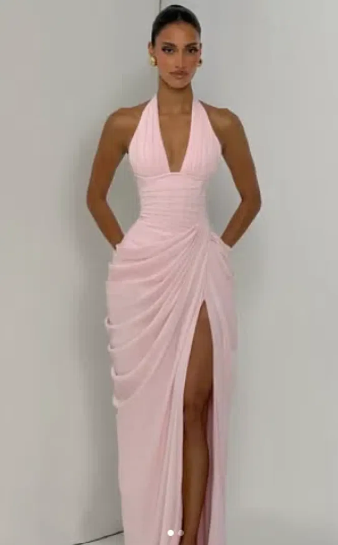 Babyboo Fashion minette maxi dress blush 8 for rent on The Volte - main image