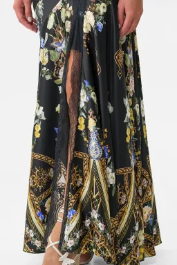 CAMILLA Lace Splice One Shoulder Dress Ottoman Elegance Multicoloured size XXS for rent on The Volte - image 11