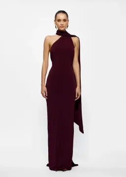 EFFIE KATS Haven Dress - Black Cherry size XS for rent on The Volte - image 5
