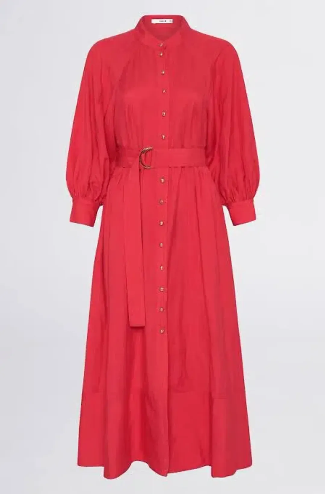 Sheike Piper Midi Dress in Watermelon Red Size 14 XL for rent on The Volte - main image