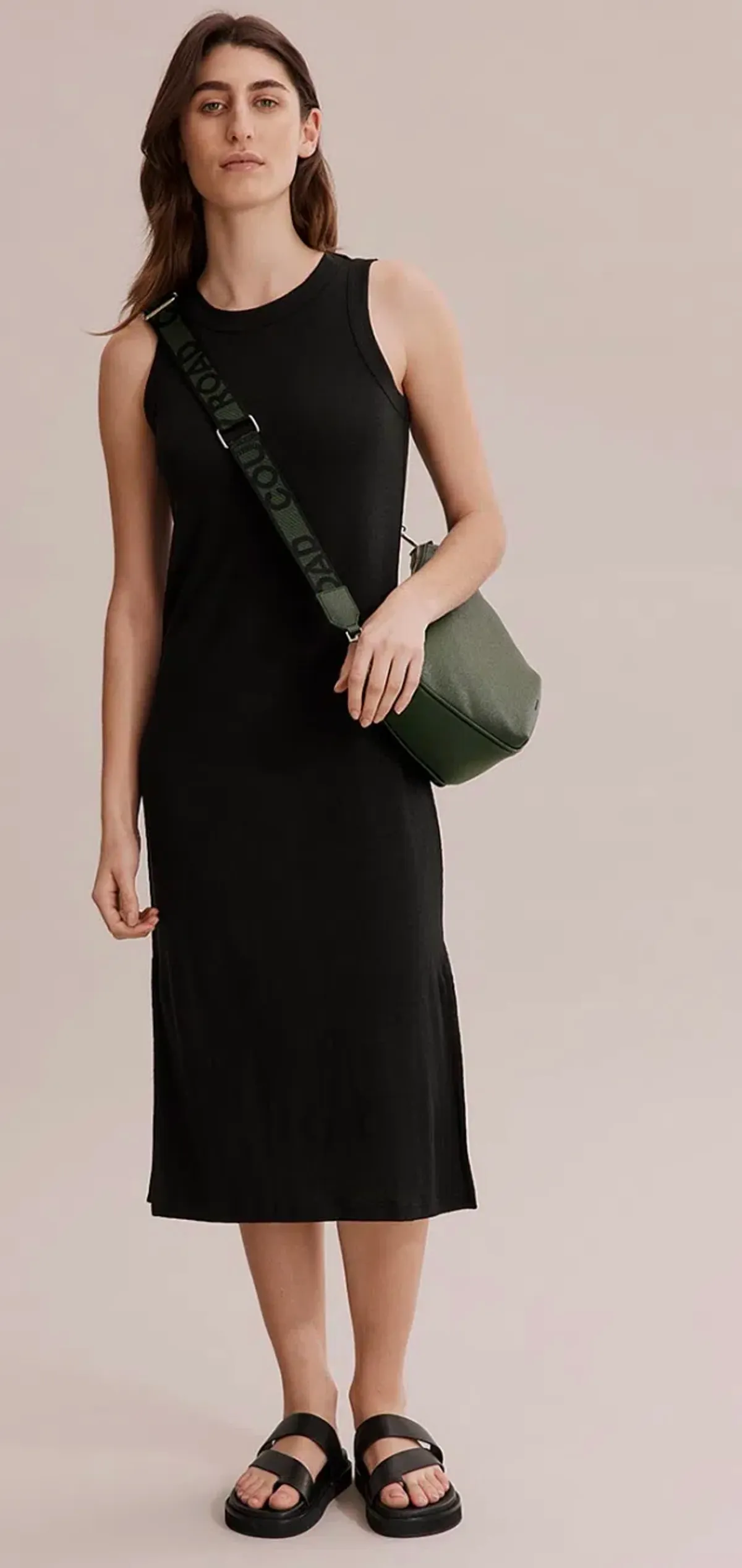 Country Road Black Tank Dress - Image 1