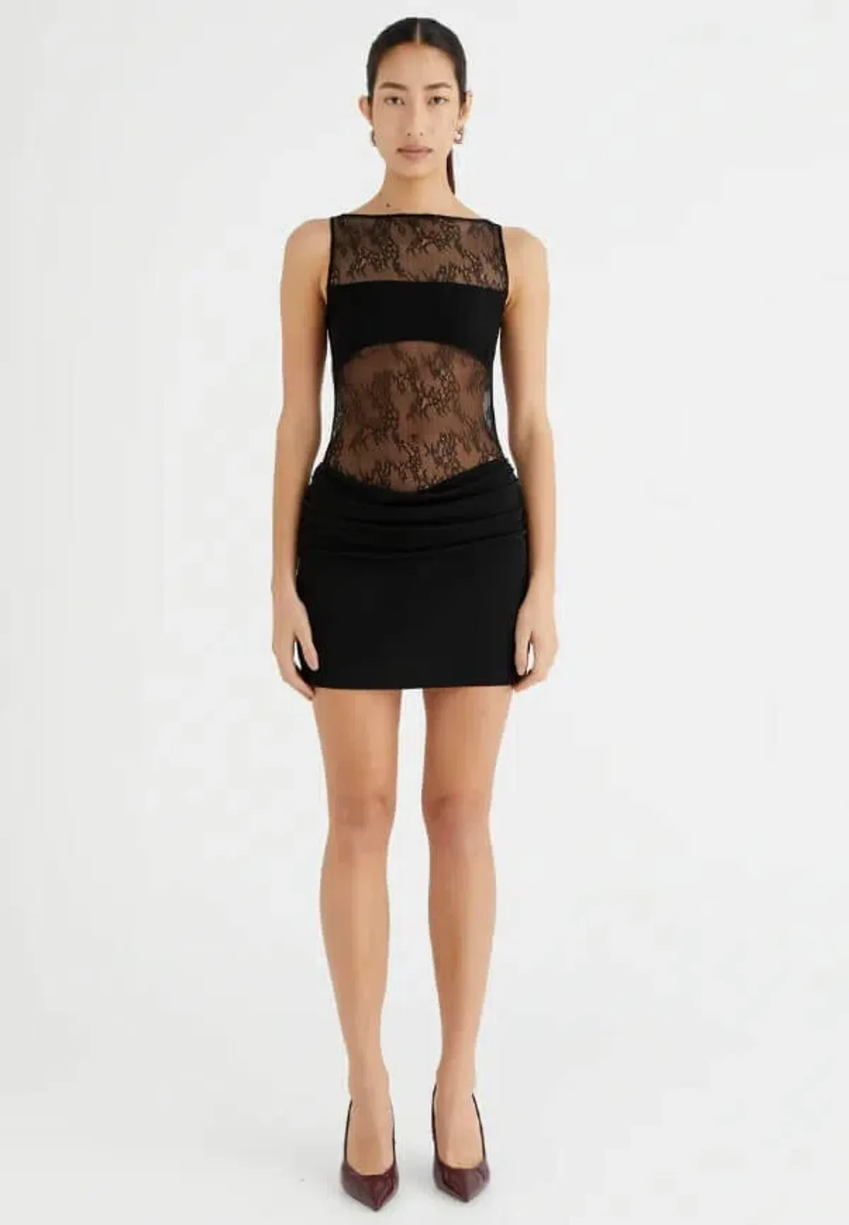 BENNI raffy mini dress for rent on The Volte - main image
