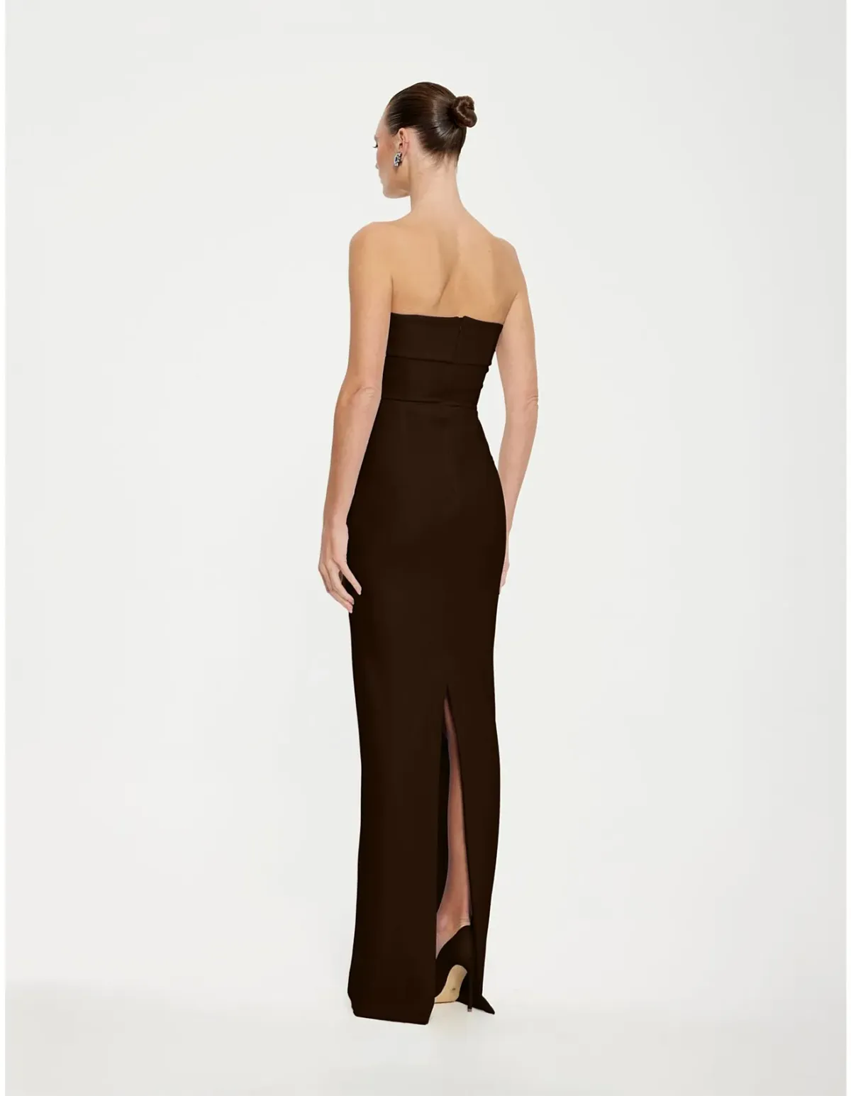 Effie Kats Monroe Gown Small Coffee - Image 2