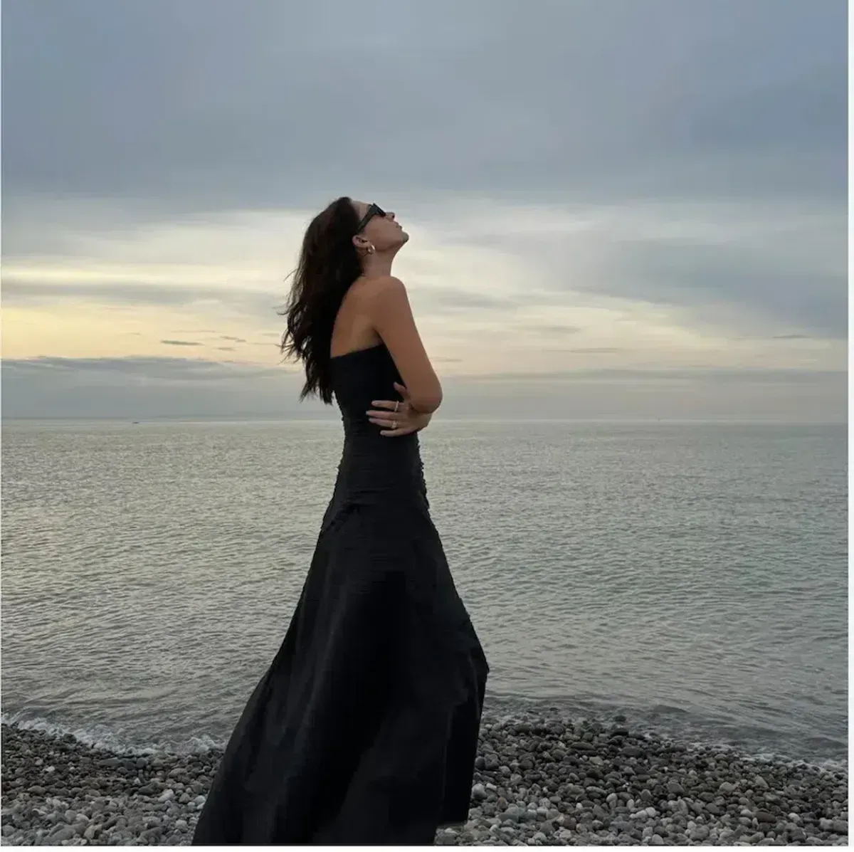 🖤 AJE Soundscape Maxi Dress – Black – Size 12 AU Strapless Formal Gown🖤 - Image 5
