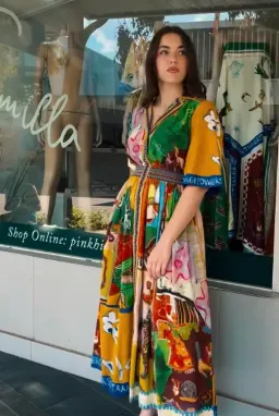 ALEMAIS MLAK SHIRTDRESS SZ 12 for rent on The Volte - image 1