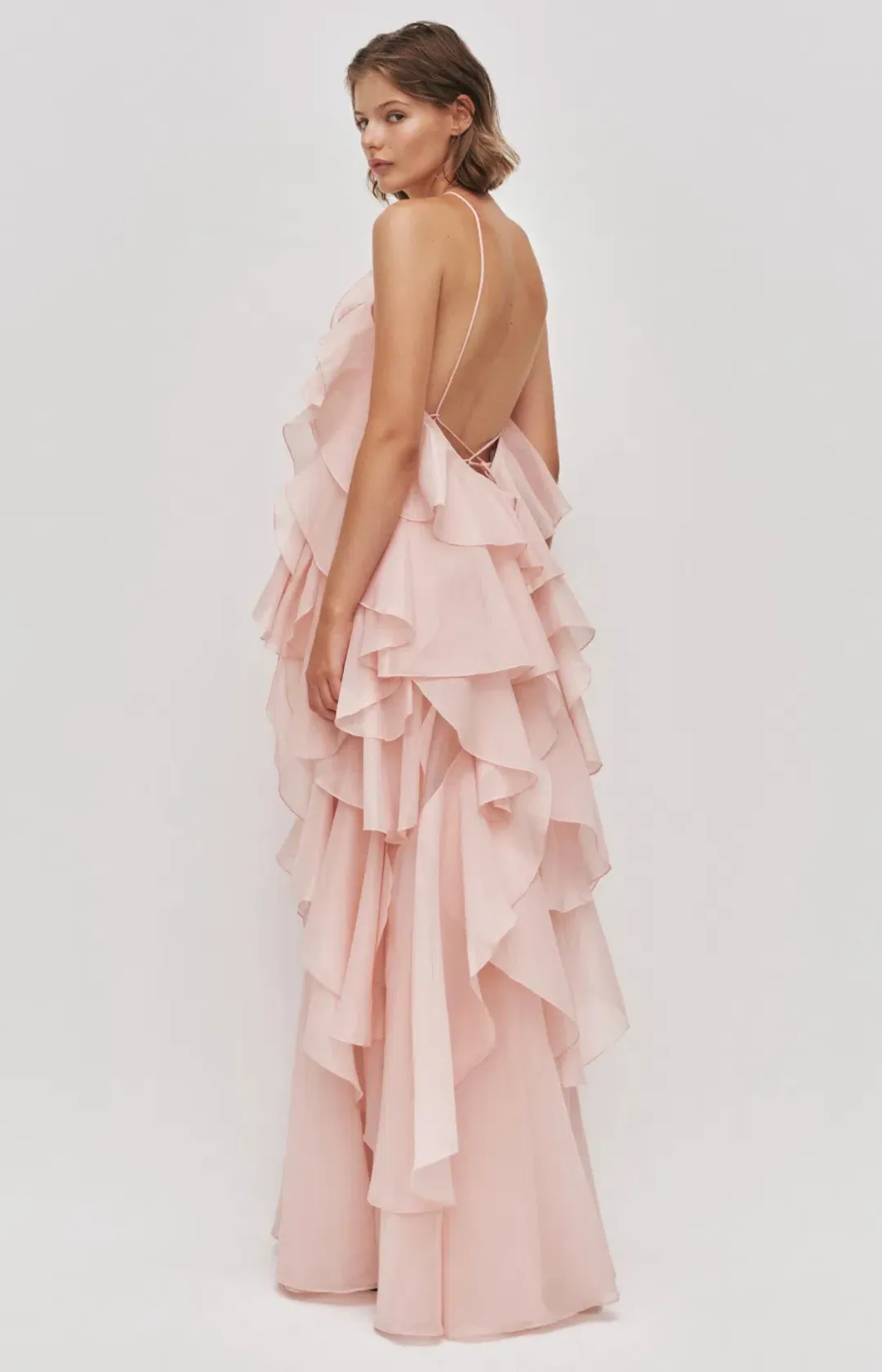 AJE Pandorea Layered Maxi Dress Sz 10 for rent on The Volte - main image