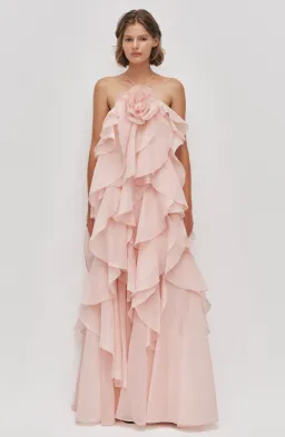 AJE Pandorea Layered Maxi Dress Sz 12 for rent on The Volte - image 1