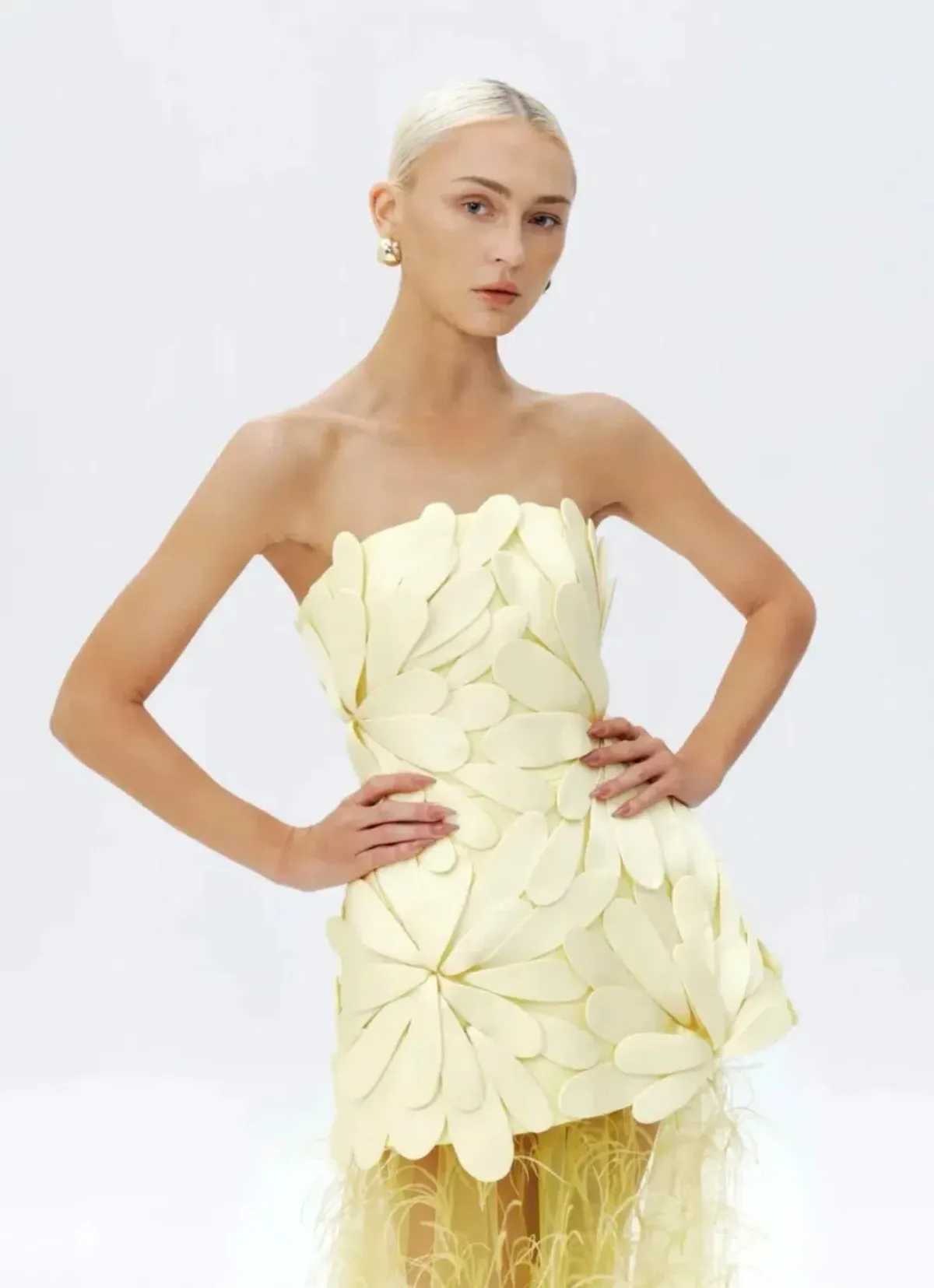 MARISOL APPLIQUE GOWN - Image 4