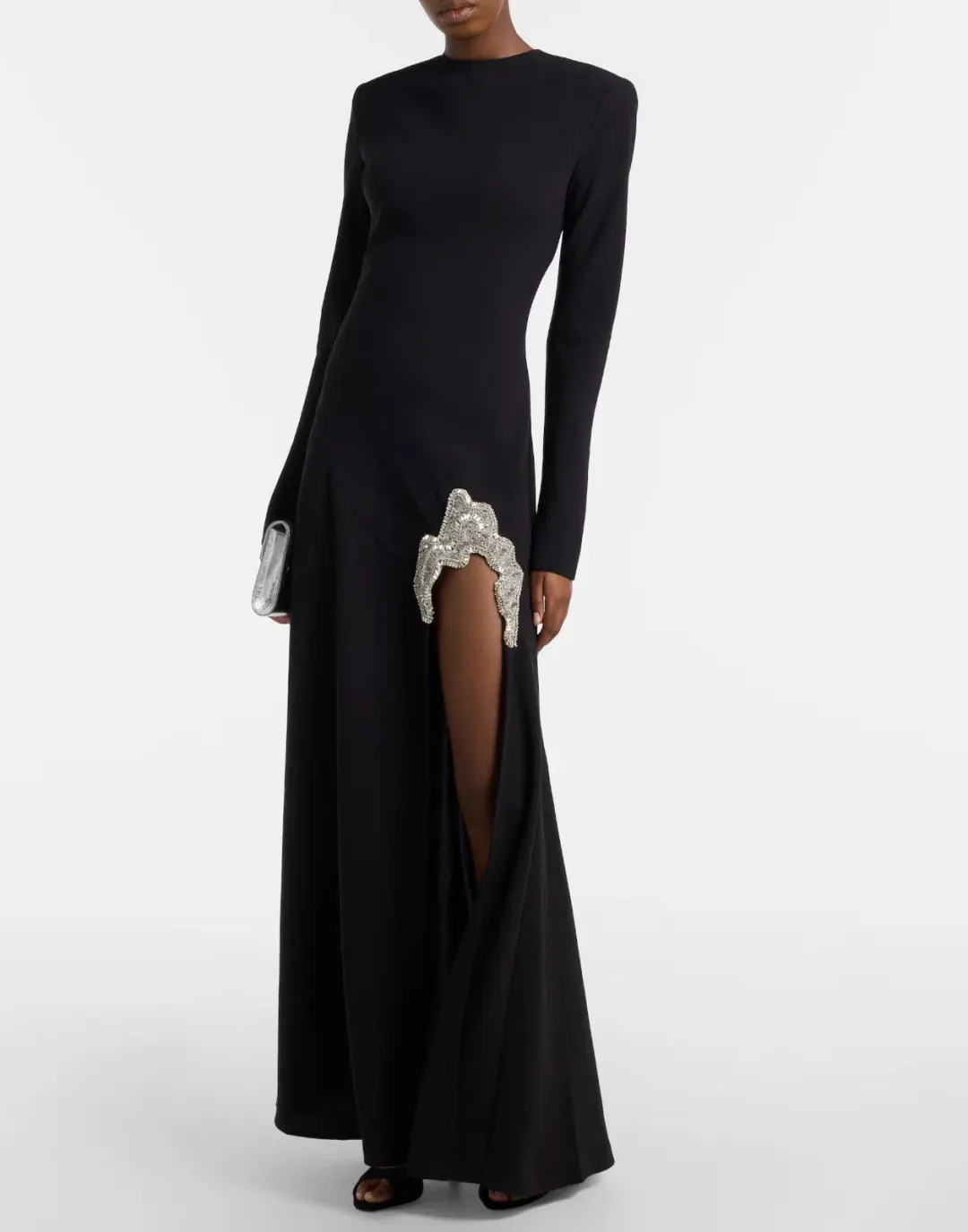 Rachel Gilbert Amari Embellished Long Sleeve Gown AU 6 for rent on The Volte - main image