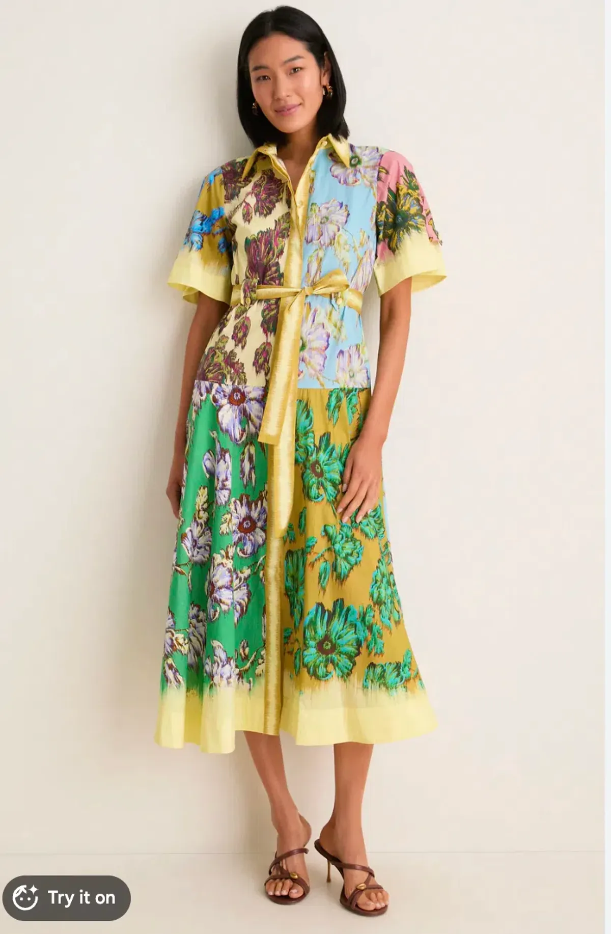 ALEMAIS JERRY SHIRT DRESS SZ 10 for rent on The Volte - main image