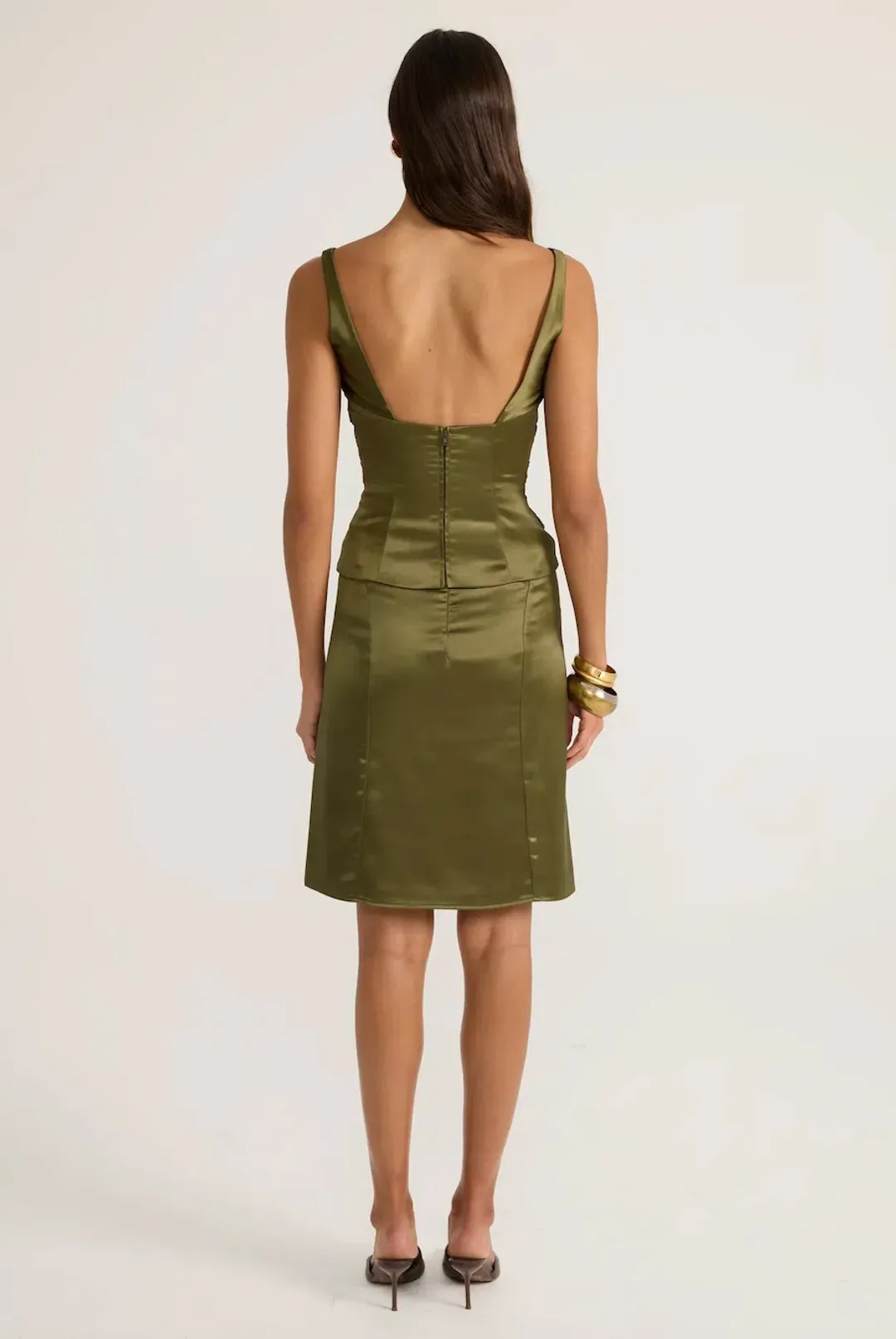 Atlein Set | Olive - Size 8 for rent on The Volte - main image