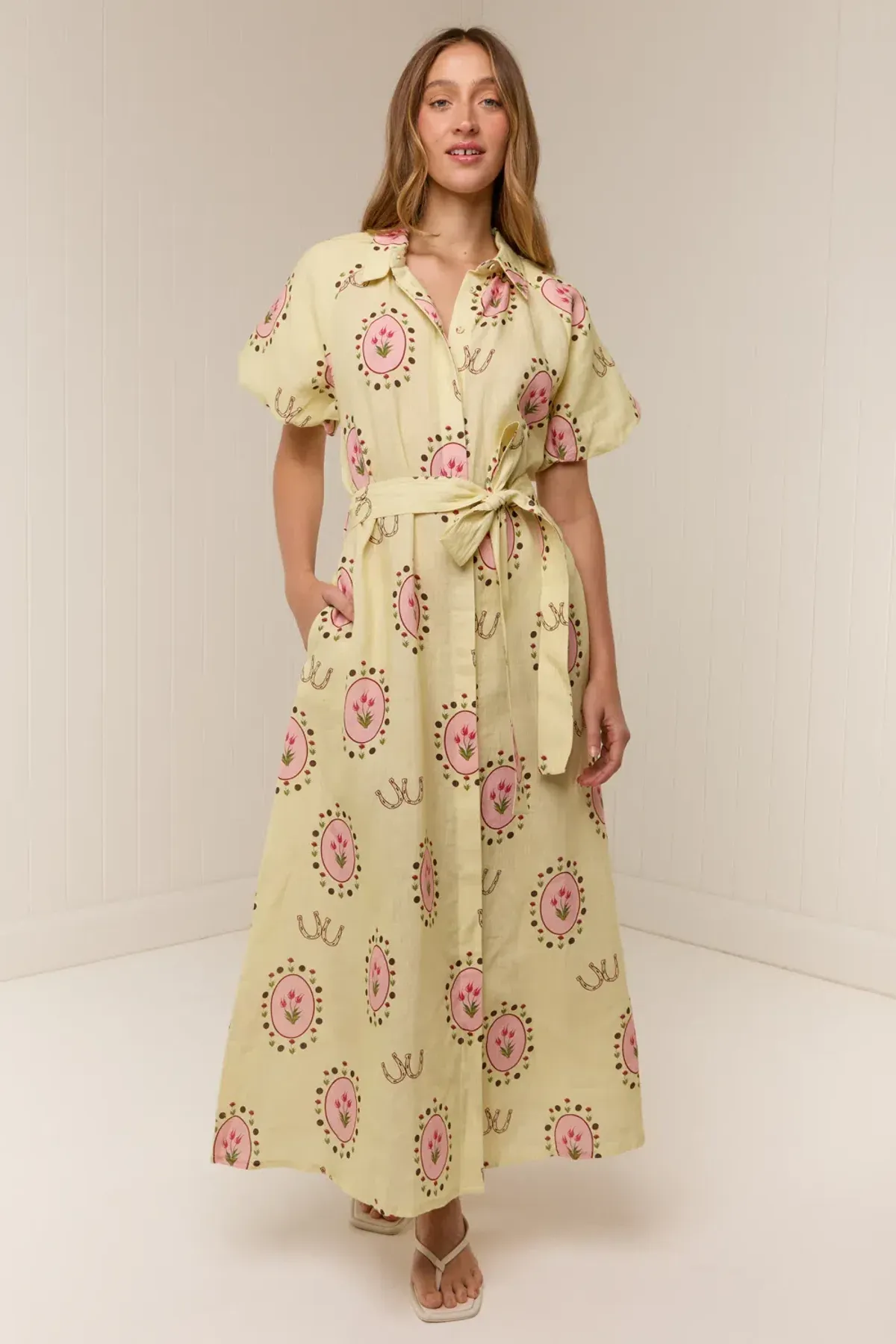Palm Noosa Marla Dress size 8 Savanna Tile - Image 1