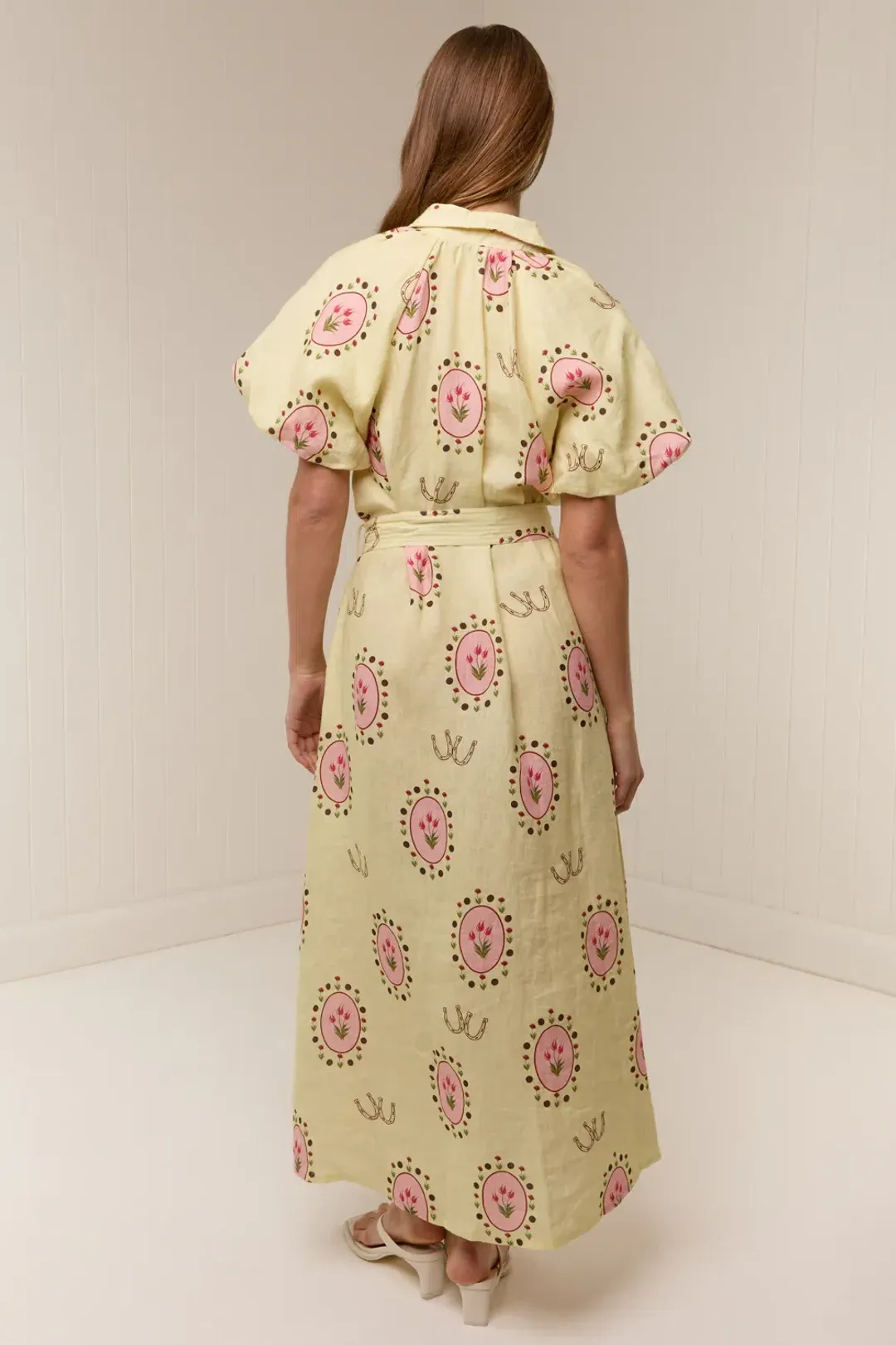 Palm Noosa Marla Dress size 8 Savanna Tile for rent on The Volte - main image