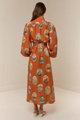 Palm Noosa Noddy Dress size 10 La Fruta Orange for rent on The Volte - image 3