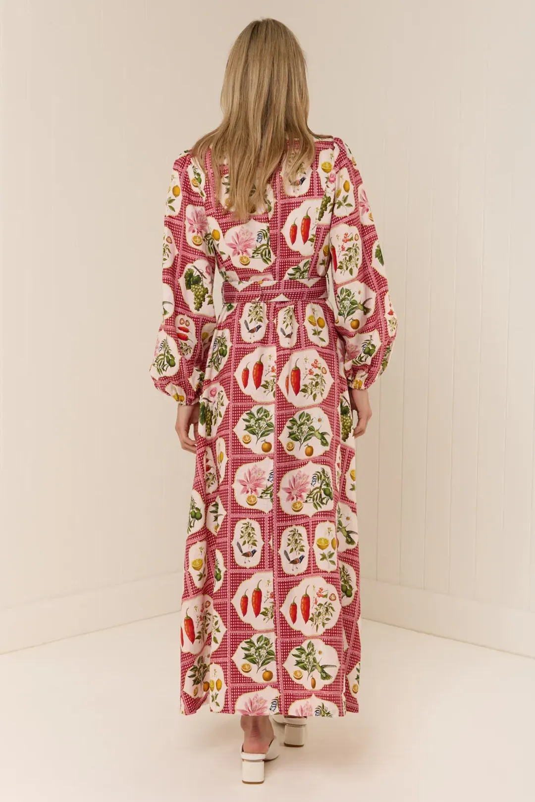 Palm Noosa Melrose Dress size 10 Citrus Tile for rent on The Volte - main image