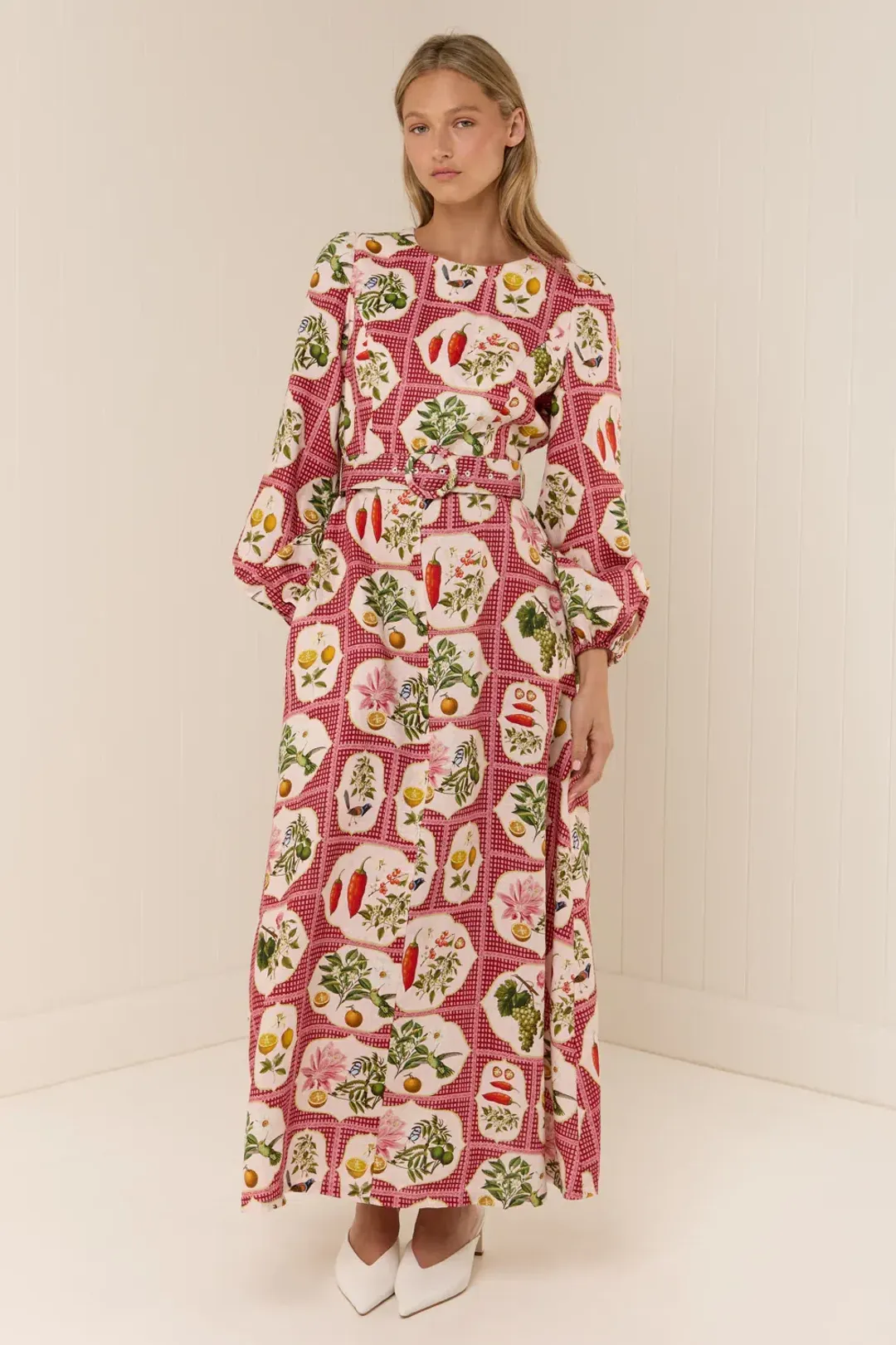 Palm Noosa Melrose Dress size 10 Citrus Tile for rent on The Volte - main image
