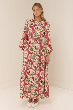 Palm Noosa Melrose Dress size 10 Citrus Tile for rent on The Volte - image 1