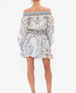 CAMILLA Season of the Sirens Beaded Linen Dress Size L for rent on The Volte - image 3