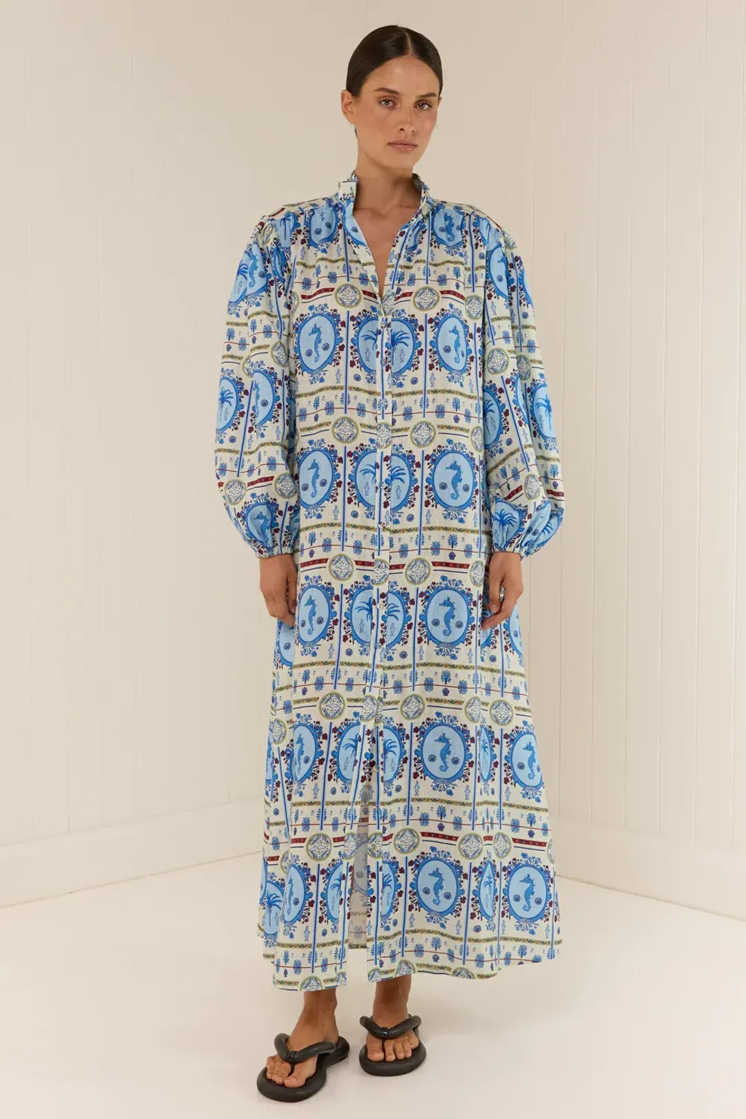 Palm Noosa Noddy Dress size 12 Lagoona Tile for rent on The Volte - main image