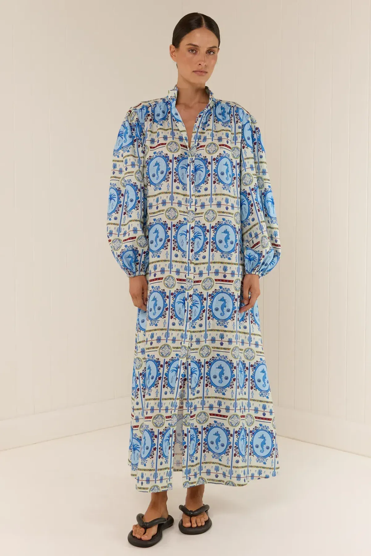 Palm Noosa Noddy Dress size 12 Lagoona Tile - Image 3