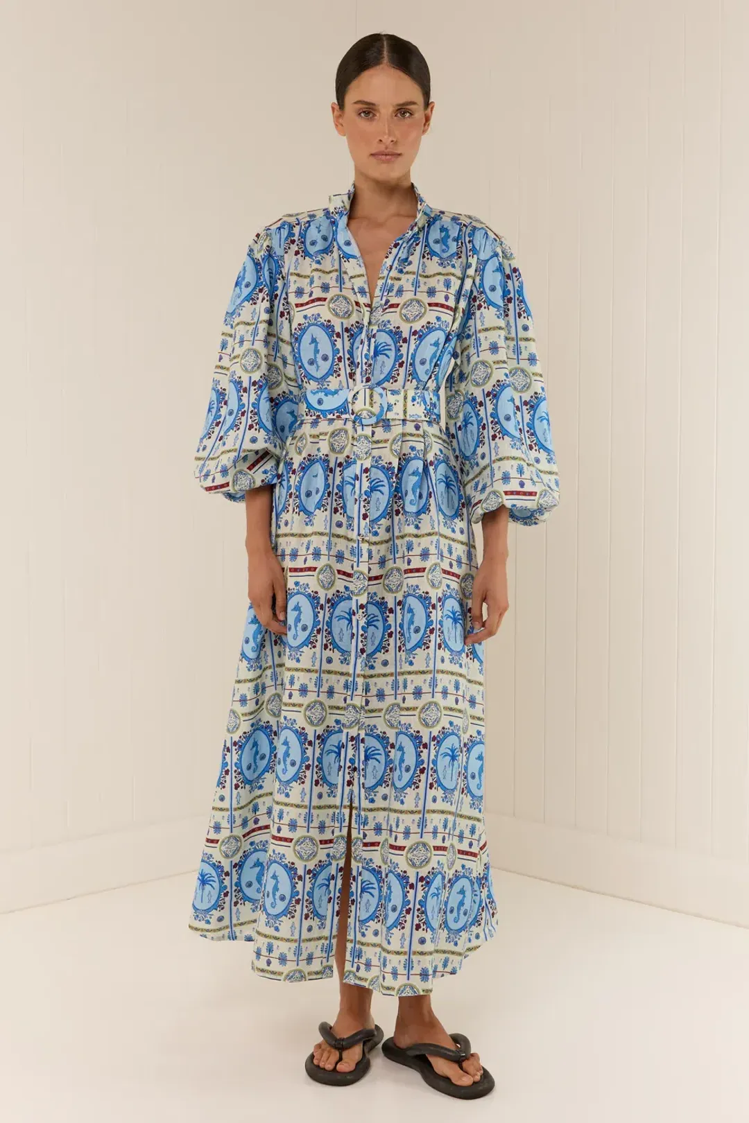Palm Noosa Noddy Dress size 12 Lagoona Tile for rent on The Volte - main image