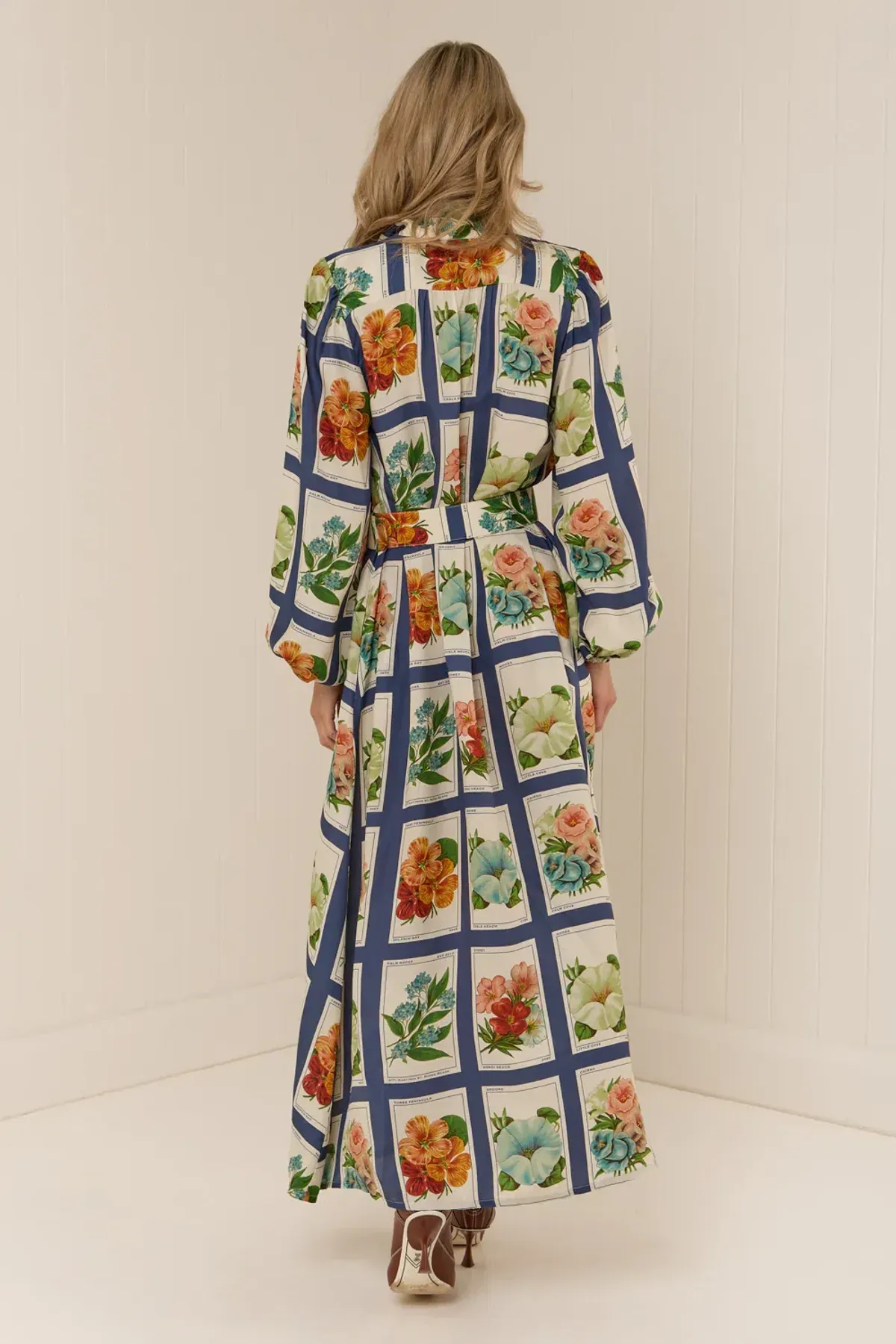 Palm Noosa Tessie Dress size 14 Vintage Botanical - Image 4
