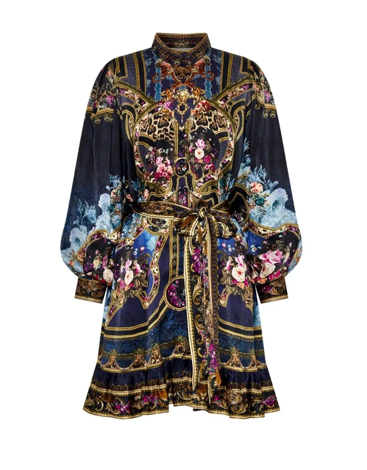 AMILLA Drop Sleeve Shirt Dress — Fields Of Treasure Size M - Image 5