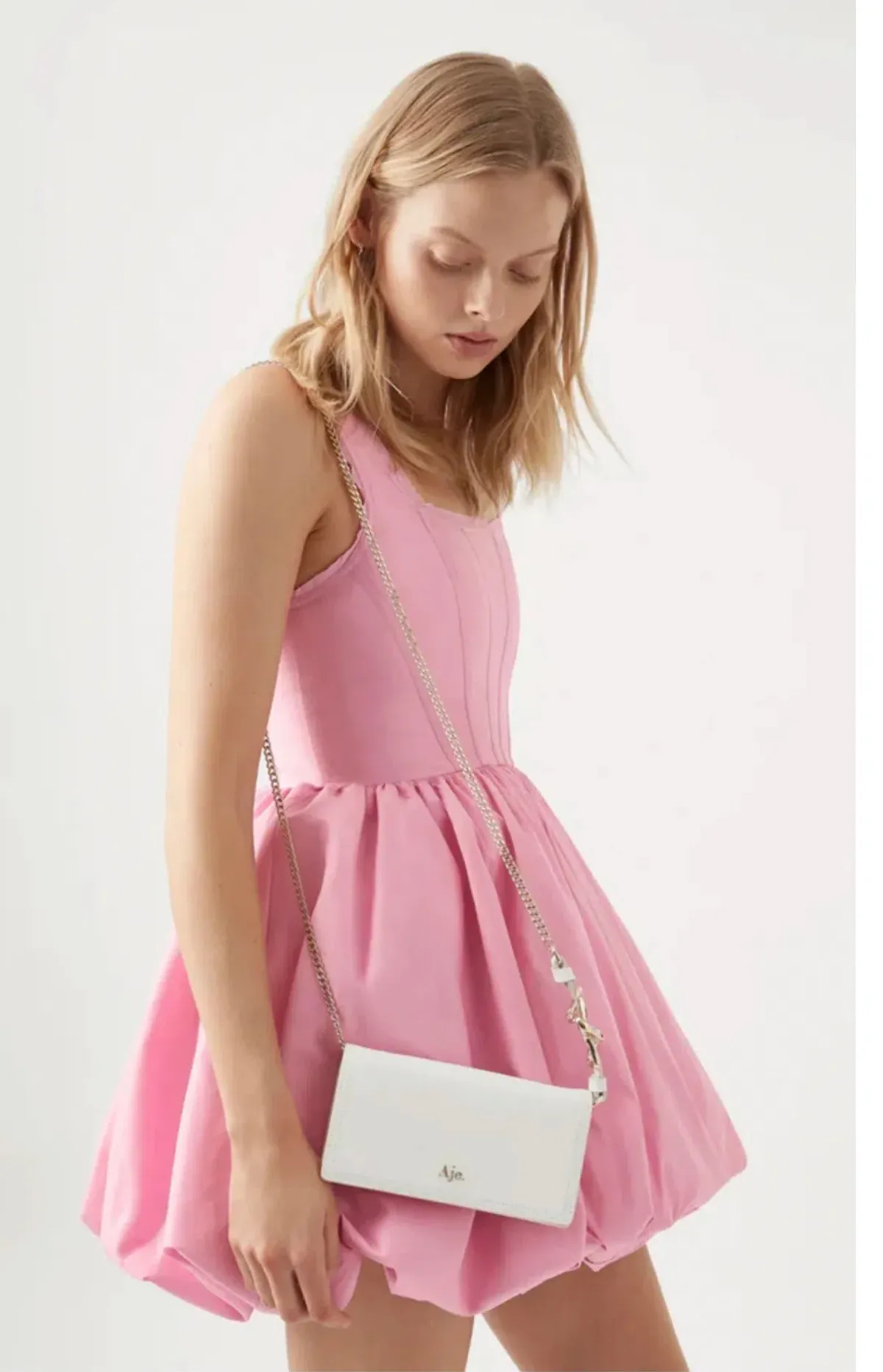 AJE Suzette Bubble Mini Dress - Size 16 - Image 2