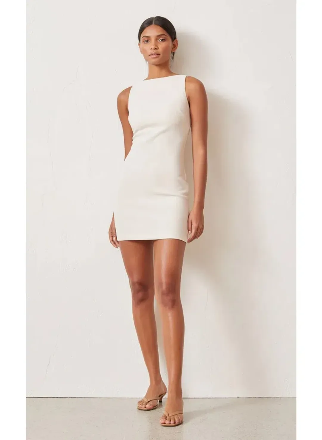 Bec & Bridge Raphaela Mini Dress Vanilla Bean Size 6 for rent on The Volte - main image