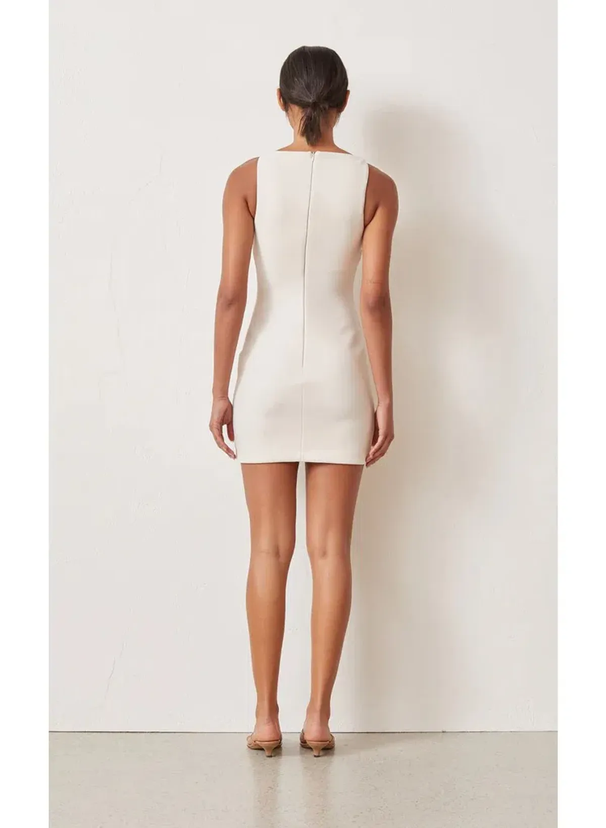 Bec & Bridge Raphaela Mini Dress Vanilla Bean Size 6 - Image 3