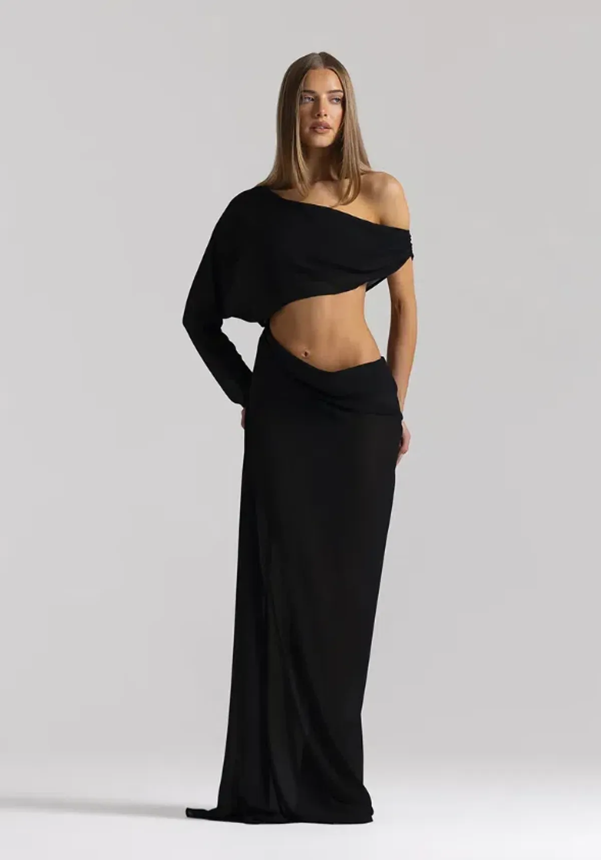 Natalie Rolt Imogen Dress in Black Size 6 for rent on The Volte - main image