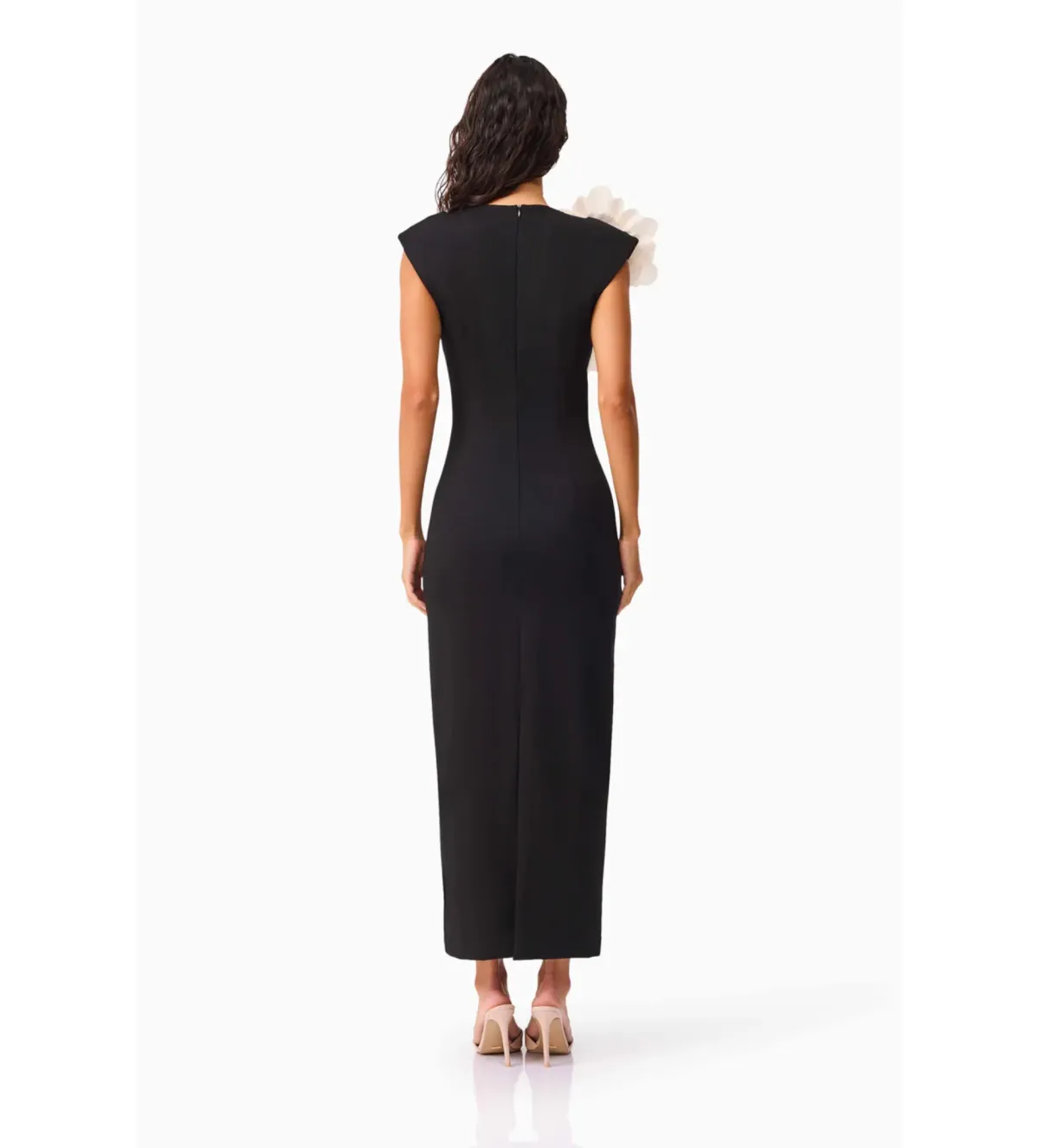 Elliatt Zahara V-Neck Gown in Black Size L/AU 12 - Image 4