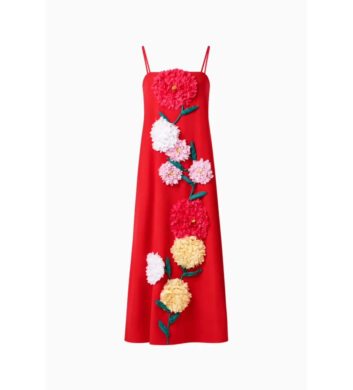 Elliatt Buttercup Embroidered Maxi Dress In Red Size L/AU 12 - Image 5