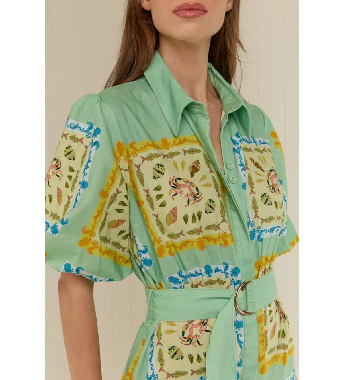 Palm Noosa Paddi Dress in Saya Shells Size AU12 - Image 4