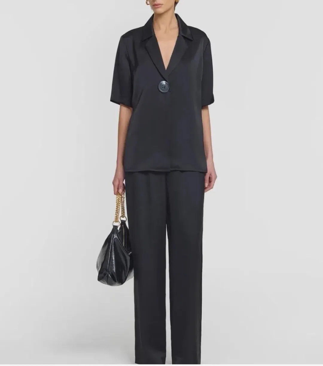 Viktoria & Woods Chorus Top Size 0 (AU 6) and Pilot Pants Size 0 (AU 6) in black for rent on The Volte - main image