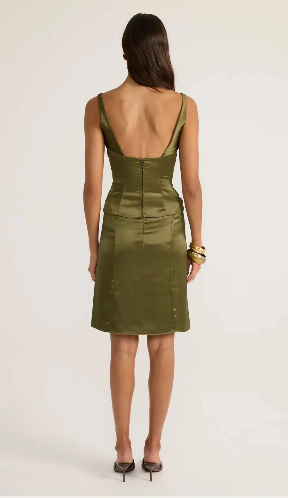 Ance Gria Atlein Set in Olive Size 6 - Image 5