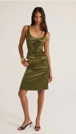 Ance Gria Atlein Set in Olive Size 8 for rent on The Volte - image 3