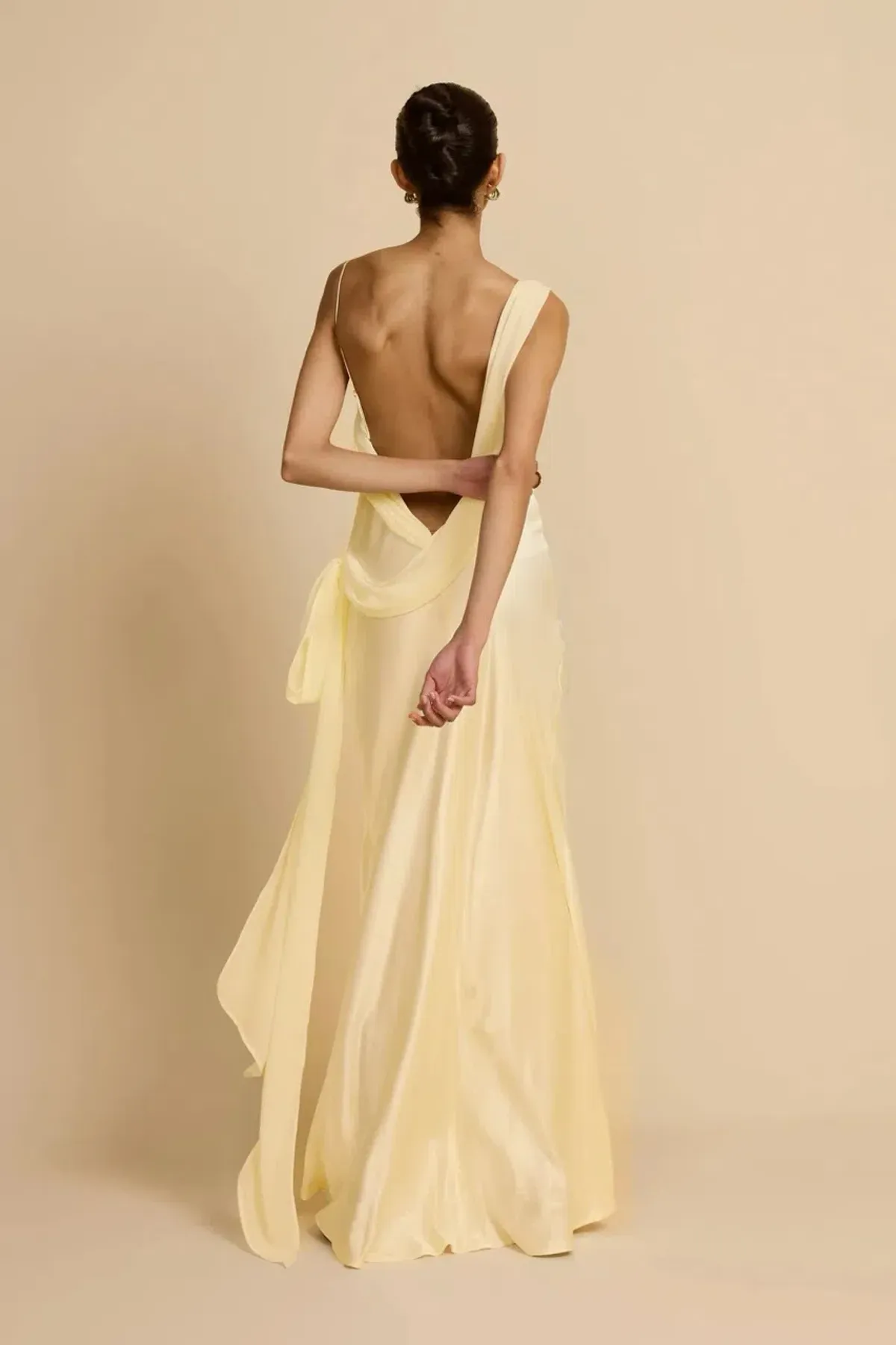 ARCINA ORI HELENA DRESS LEMON SIZE 8 (S) - Image 3