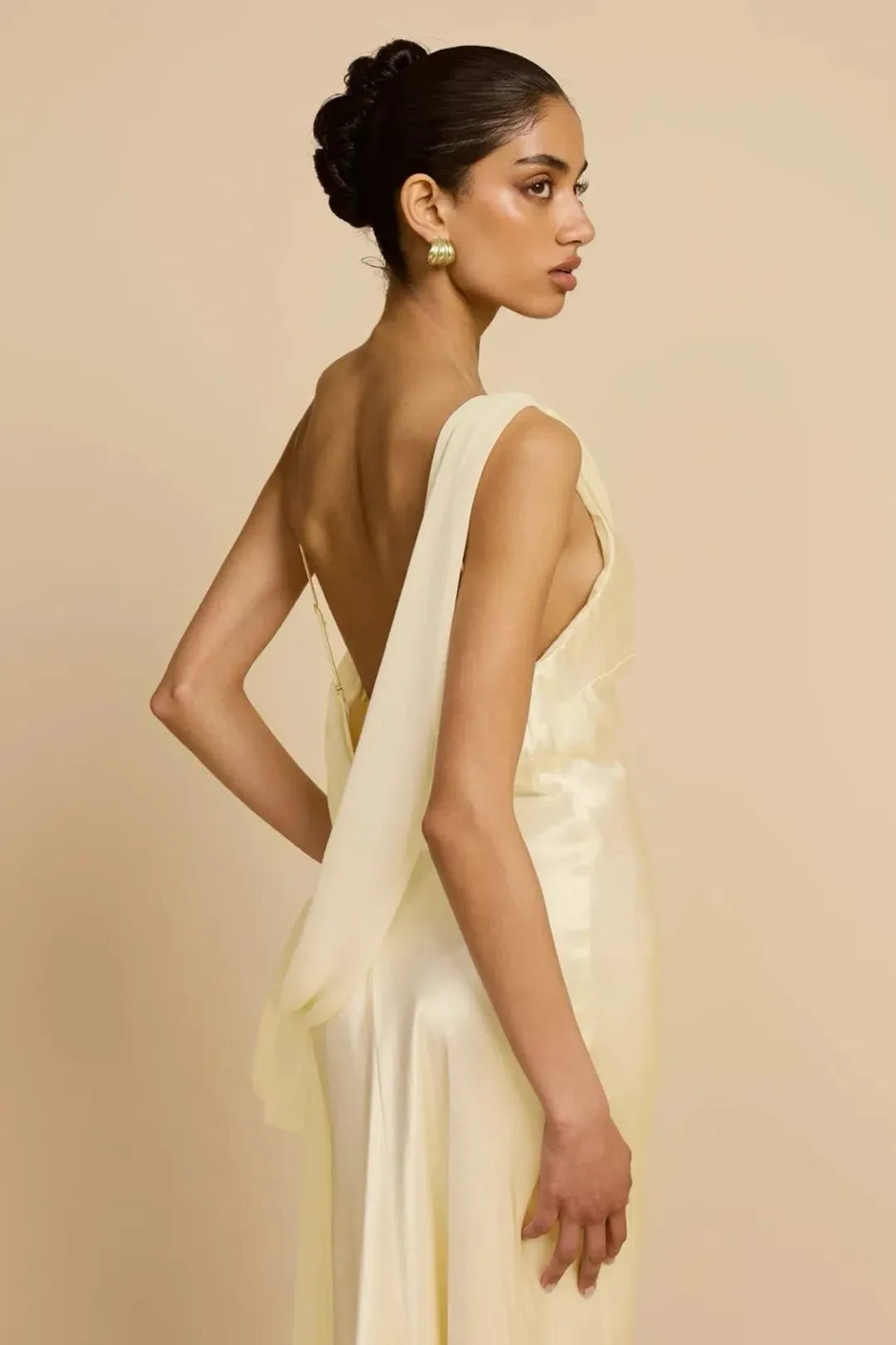 ARCINA ORI HELENA DRESS LEMON SIZE 10 (M) for rent on The Volte - main image