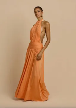ARCINA ORI SANTINA DRESS TANGERINE SIZE XS for rent on The Volte - image 3