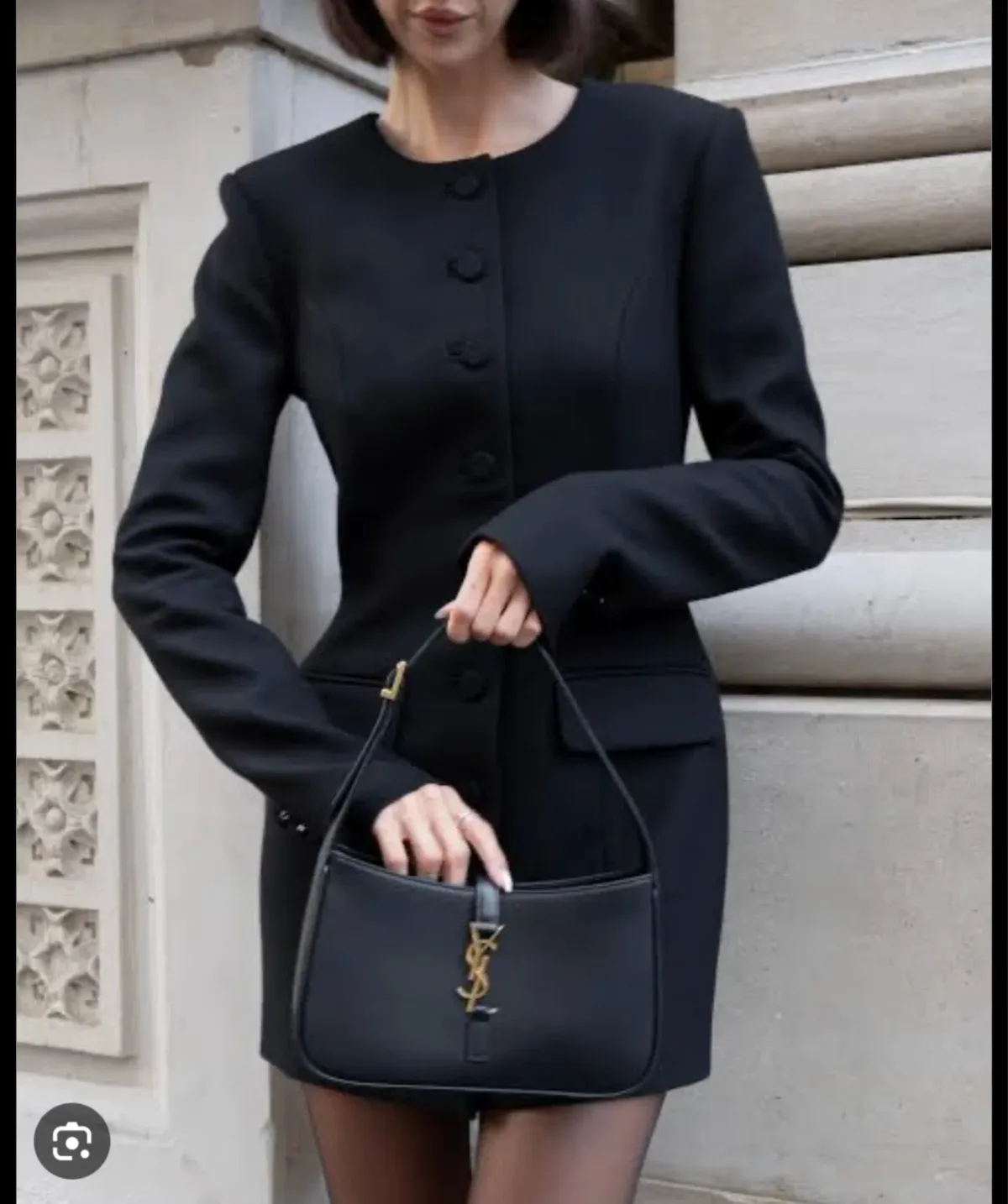 Henne Pia dress black blazer dress size S - Image 2