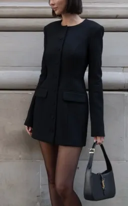 Henne Pia dress black blazer dress size S for rent on The Volte - image 1
