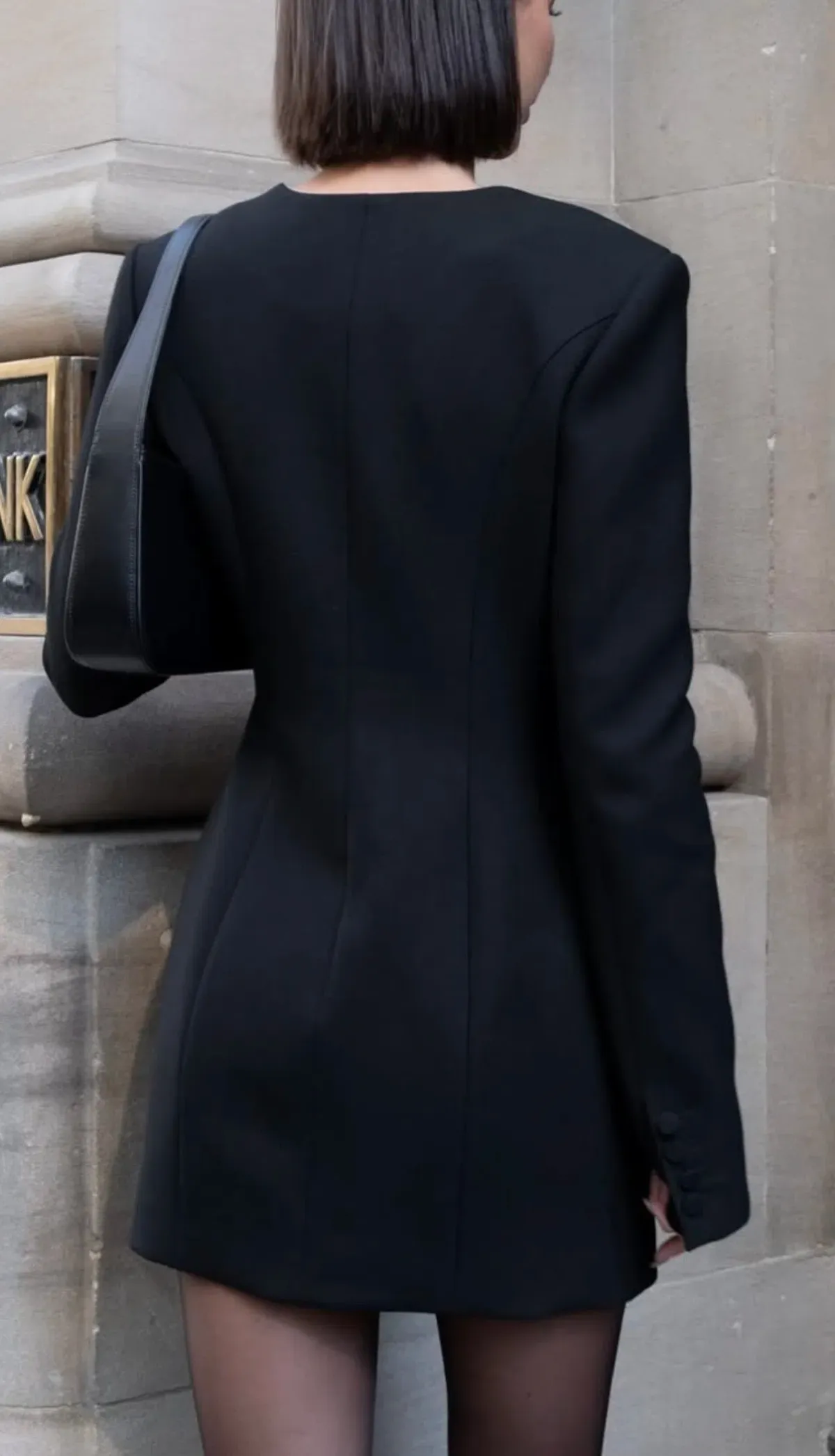 Henne Pia dress black blazer dress size S - Image 3