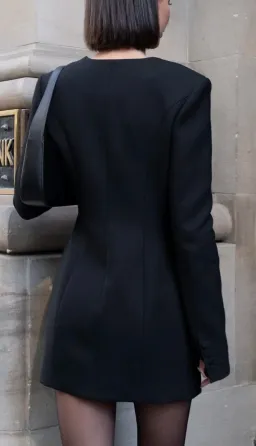 Henne Pia dress black blazer dress size S for rent on The Volte - image 3
